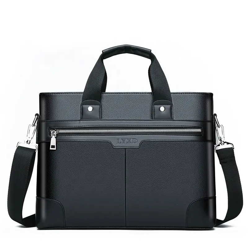 Bogia Wholesale High Quality PU Leather Briefcase Laptop Bags Branded Oem One Shoulder Bag For Men