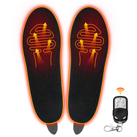 Semelles chauffantes Dr.Warm pour l'hiver, semelles électriques rechargeables par USB pour chaussures et bottes, gardent les pieds au chaud avec des coussinets en fourrure, semelles chauffantes