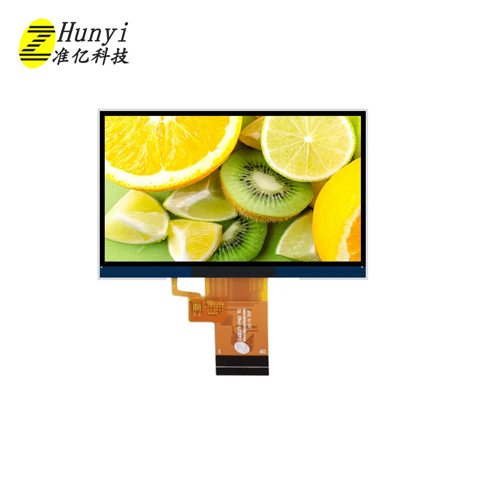 Produsen layar lcd ips tipe bar resolusi 480X272 antarmuka MIPI 4.3 inci