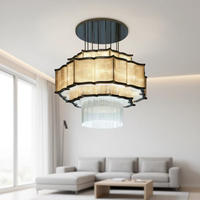 Lustre de luxe moderne pour hall d'hôtel, villa, lampe classique en cristal, grand luminaire suspendu pour intérieur, salon, restaurant