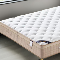 Vente chaude ODM/OEM Matelas compressé en fibre ignifuge Lit Matelas hybrides 12 pouces Multi-couches Ressorts ensachés pour usage hôtelier