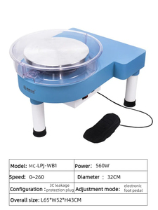 Sáng Tạo Không Gian Wb1 Điện Vẽ Máy Giảng Dạy Thực Tế Chuyên Nghiệp Yên Tĩnh Gốm Bánh Xe Máy - Product Image 2