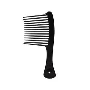 黑色大宽齿梳子卷毛最佳造型梳子