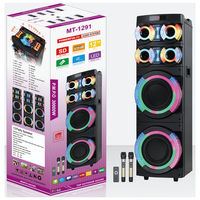 MT-1291 Meistverkaufter Dual 12 Zoll Modischer Bunter Tragbarer Hochleistungs-100W-Karaoke-Lautsprecher für Heimkino und Partys
