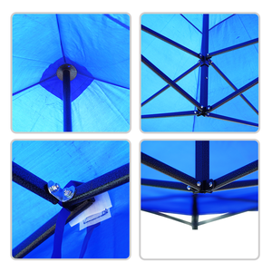 Tente d'exposition pliable d'extérieur imperméable avec structure en fer, portable, 10x10 pieds, pour salons professionnels, événements et plage - Product Image 4