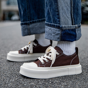 Chaussures en toile pour hommes, nouveau style 2026, respirantes, plateforme légère, semelle épaisse, décontractées, tendance - Product Image 4