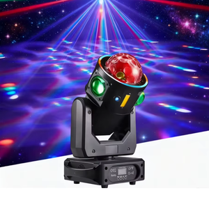 UNOXINE Projecteur à tête mobile LED DMX Flying Star Hammer pour spectacles sur scène, effet de faisceau RGBW pour clubs et hôtels - Product Image 4