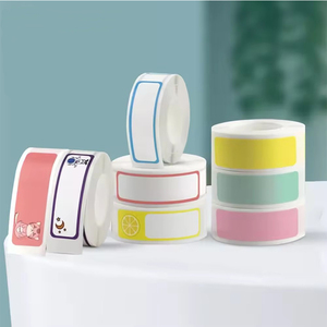 Offre Spéciale toutes les couleurs 0.5 pouces P15 <span class=keywords><strong>imprimante</strong></span> thermique <span class=keywords><strong>Transparent</strong></span> étiquette <span class=keywords><strong>autocollant</strong></span> blanc étiquette câble <span class=keywords><strong>autocollant</strong></span> <span class=keywords><strong>pour</strong></span> étiquette de prix nom Logo - Product Image 1