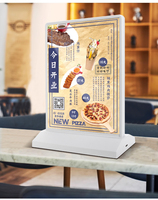 Panneau lumineux LED A4 pour menu, restaurant, supermarché, affiche de film, cadre, bar à café, panneau de table