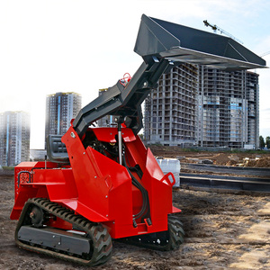 Minicargadora compacta barata con motor frontal, PLC de alta eficiencia y orugas compactas en venta - Product Image 4