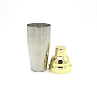 Mélangeur professionnel 24oz, mixeur de bar, couleur or brillant, 750ml, mélangeur de boissons, batteur pour Cocktail, Martini Mojito
