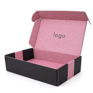 Cajas de Envío Personalizadas de Cartón Corrugado Reciclable con Logotipo Impreso, Duraderas, para Ropa y Esponjas - Product Image 1