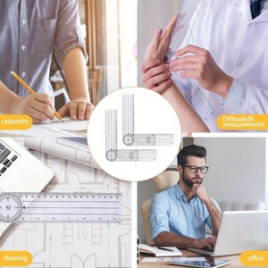 Toptan dayanıklı 360 ° gonyometresi açı cetvel İnklinometre hassas ölçüm profesyonel kullanım için mekanik İletki