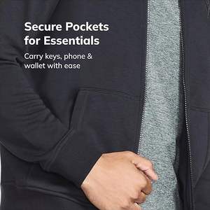 <span class=keywords><strong>Sweat</strong></span>-shirt zippé <span class=keywords><strong>sans</strong></span> <span class=keywords><strong>capuche</strong></span> en molleton bouclette pour <span class=keywords><strong>homme</strong></span>, col montant, qualité supérieure, personnalisable avec logo, vente en gros - Product Image 5