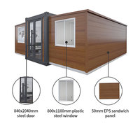 CASA BOX Nouveau Design Maison Conteneur Mobile Mini Extensible Caravane Remorque Ferme en Acier Extérieure à Vendre