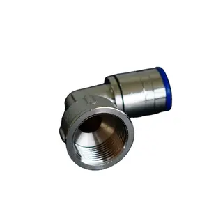 multilayer pex pipe fitting brass 25mm silver colour FEMALE COPPER FITTING ELBOW REDUCE FITTING