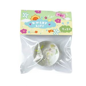 Jouet anti-stress en forme de boule souple fait main en maltose, avec pousses de légumes verts frais et fleurs séchées, cadeau pour enfants et adultes, pour une ambiance fraîche - Product Image 3