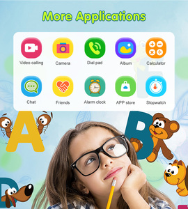 Blue Kids Smart Watch Téléphone de suivi anti-perte avec bouton SOS 1.83 pouces IPS Screen Support Games Video Call Sleep Monitor - Product Image 6