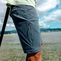Short de gymnastique léger Topogrid de 5 pouces pour hommes séchage rapide extensible en nylon Ripstop décontracté poches fixes à la taille pour la pêche athlétique
