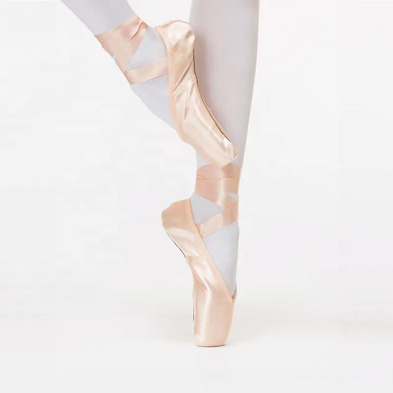 E5026-02 sıcak satış yüksek kaliteli balerin kız bale sivri ayakkabı