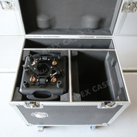 APEX CASES Flight case robuste et ignifuge pour éclairage de scène, conception personnalisée, pour projecteurs Bee Eye Moving Head, avec roues pivotantes de 4 pouces
