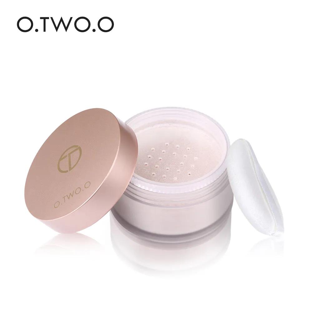 O.TW O.O-9127 beauty Cosmetics-polvo suelto, 2 colores, translúcidos, no pegajosos, pigmentos de maquillaje, polvo de ajuste suelto