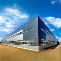 BAIXINXIN Hangars modernes en acier OEM pour entrepôts, showrooms automobiles, parkings, structures préfabriquées, Chine Shandong