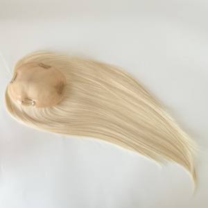 Pelucas de Cabello Natural para Mujer, Mono 5.5*6.5, para Cabello Fino, Color Natural, 130% de Densidad # 1001 - Product Image 3