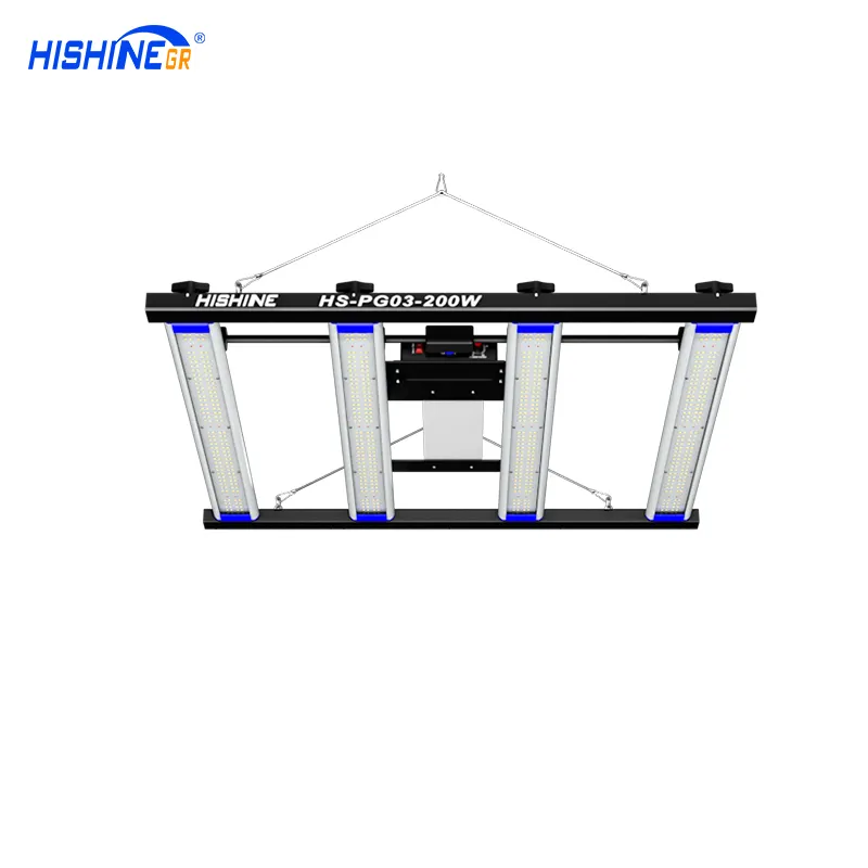 Hishine 공식 파트너 실내 수경 uv 200w led 성장 빛 전체 스펙트럼