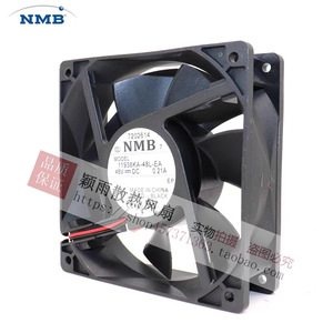 พัดลมอินเวอร์เตอร์ NMB รุ่น 11938KA-48L-EA 48V DC พัดลมระบายความร้อนแบบแกนใบพัดพลาสติกสีดำ 2800 รอบต่อนาที ผลิตในประเทศจีน - Product Image 2