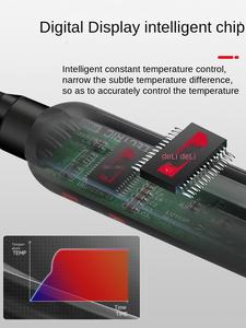 <span class=keywords><strong>Fer</strong></span> <span class=keywords><strong>à</strong></span> <span class=keywords><strong>souder</strong></span> électrique Deli, stylo de soudage <span class=keywords><strong>professionnel</strong></span>, température constante réglable, options de puissance 30W-80W, usage domestique - Product Image 5