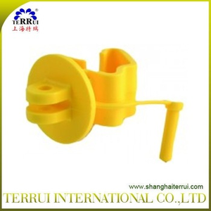 Isolateur de clôture électrique robuste Isolateur de clôture jaune Pinlock à encliqueter - Product Image 2