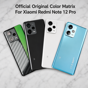 OEM สำหรับ Xiaomi 12 Pro ฝาหลังแบตเตอรี่พร้อมกรอบกล้อง + เลนส์ + สติ๊กเกอร์เปลี่ยนกระจก ป้องกันรอยขีดข่วน กระจกด้านหลัง - Product Image 2