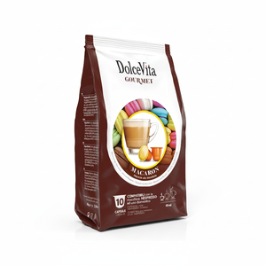 Dolce Vita Macaron Almond, Set de 10 Cápsulas Compatibles con Nespresso para Cafeteras de una Sola Taza, 0.13 g/Cápsula - Product Image 2