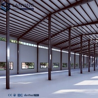 Edificio Prefabricado Moderno de Bajo Costo, Marca SYLY, Diseño Chino, Estructura de Acero al Carbono, Tipo Ligero, Soldadura, Corte y Doblado