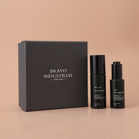 Boîte à tiroirs BRAVO faite à la main haut de gamme personnalisable 128,8g 15,5x6,7x15,5cm avec doublure en éponge enduite, pelliculage brillant et dorure à chaud pour thé