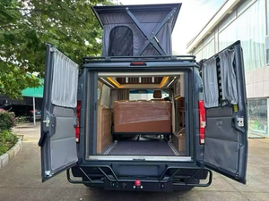 Camper Van <span class=keywords><strong>Iveco</strong></span> Adecuado para Parejas o Familias de 2-3 Personas, para Viajes y Campamentos al Aire Libre, con Techo Elevable Suave, Camas, Ducha y Cocina - Product Image 5