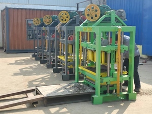 Машина для производства бетонных и цементных блоков Weida QT4-40 для продажи в Африке, оборудование для производства тротуарной плитки, машина для изготовления блоков - Product Image 4