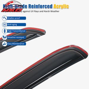 For Toyota Tacoma Standard Cab 95-04 In-Channel <b>Window</b> Visor Acrylic Rain <b>Shade</b> - Product Image 4