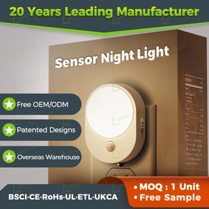 Lohas Mini Cảm Biến Chuyển Động Ánh Sáng Ban Đêm 0.6W Trẻ Em Trẻ Em Đêm Đèn Cắm <span class=keywords><strong>LED</strong></span> Cảm Biến Chuyển Động Ánh Sáng Ban Đêm Cho Cạnh Giường Ngủ Phòng Tắm - Product Image 2
