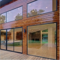 Kunden spezifische australische Villa bauen doppelt verglaste Aluminium fenster und-türen Markise Glasfenster boden festes Fenster zum Verkauf
