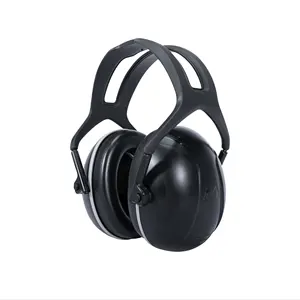 Best Selling Industry Durability Safety Helmet Style Earmuffs Noise Cancellation Luxury Headworn Earmuffs