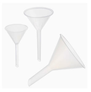 Funil de Plástico 30mm 50mm 60mm 75mm 90mm 100mm 150mm Funil de Laboratório PP - Product Image 1