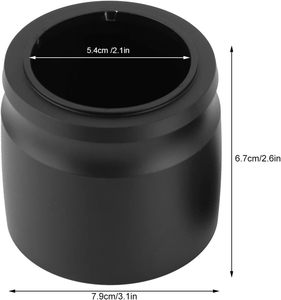 Conteneur de café en poudre en aluminium écologique de 58 mm, anneau doseur, entonnoir de pression, tasse doseuse, accessoires pour expresso - Product Image 2
