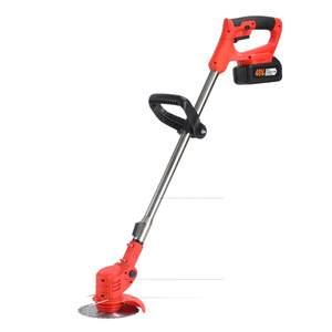 เครื่องตัดหญ้าไร้สายลิเธียมไอออน 24V ใช้แบตเตอรี่แบบมือถือ พร้อมใบมีดและอุปกรณ์เสริมสำหรับใช้งานในสวน - Product Image 5