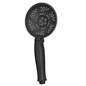 New Arrival High Pressure Chrome Spray Rain Shower Head ABS Round Handheld Showerhead