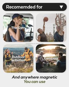 Porta Latas Magnético de Poliéster Negro con Aislamiento Térmico e Imán Incorporado para Fácil Fijación a Equipos de Ejercicio y Bolsas de Deporte - Product Image 5