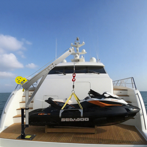 Großhandel kleiner Klapp kran lift 400 500kg Mini-Ausleger kran für Balkon boot Pickup LKW Anhänger Dach <span class=keywords><strong>Marine</strong></span> mit Elektro - Product Image 1