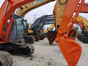 Excavatrice HITACHI EX120 de 12 tonnes, 66 kW, d'occasion, en excellent état, utilisée pour la construction résidentielle, excavatrice mécanique - Product Image 5