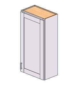 Mobiletto da Parete Sunique in MDF Laminato, Profondità 12-17,9 Pollici, Stile Moderno Contemporaneo per Cucina con Maniglia a Pomello - Product Image 1